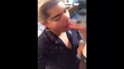 Latino Bitch Swallows Huge Load Hung White Thug