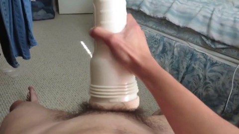 Fucking and Cumming Inside A Fleshlight