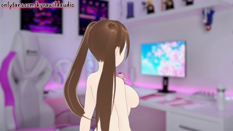 My Stepbrother Caught Me Masturbating And Fucked Me (Roleplay, Hentai Vtuber)