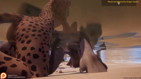 Cheetah Furry Gangbang