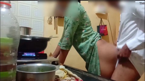 Indian sexy wife got fucked while cooking