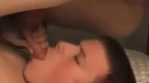 Self sucking twink cums on his face