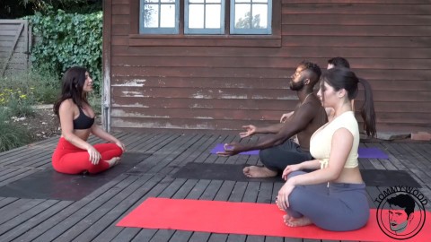 BBC Yoga Foursome Real Couple Swap