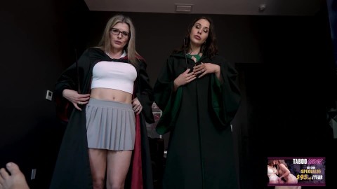 Amiee Cambridge and Cory Chase in Wizarding Milf Sluts - a Potter Parody