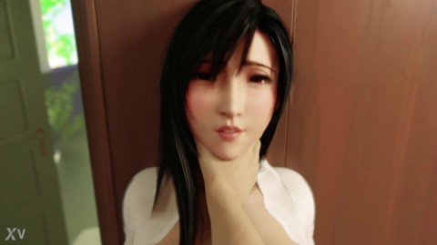 3D Hentai Tifa Lockhart Creampied Fucked In The Office To Get Job Final Fantasy 7 Remake Uncensored