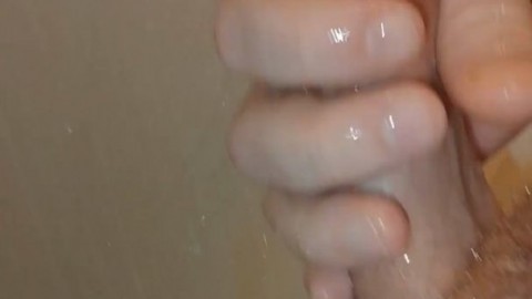 Jackin' in the Shower. Let me know if you want to see me Cum.