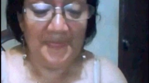 ecuadorian granny watching my cock