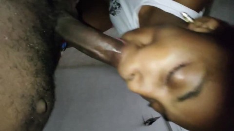 Skinny Girl Creampie in Mouth