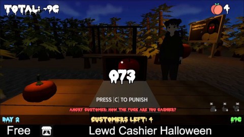 Lewd Cashier Halloween