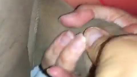 Wife red pantyhose handjob footjob hqporer